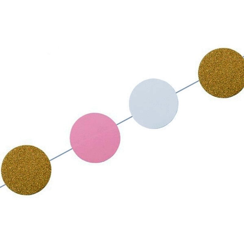 Banner pentru petrecere roz/auriu - 3 m, Radar 41293, 1 bucata