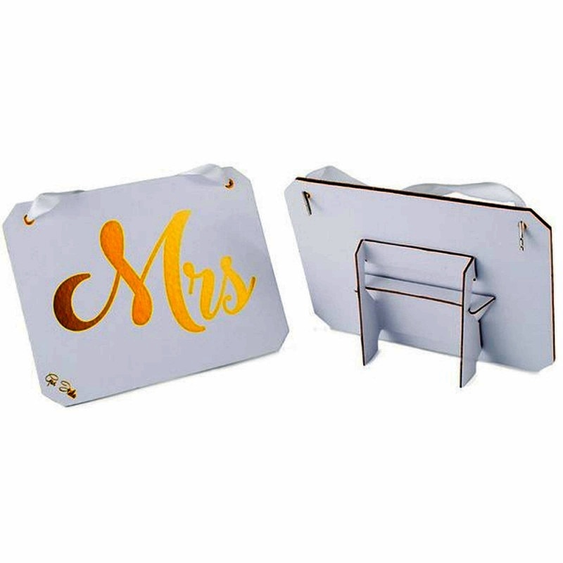 Accesorii decorative MR & MRS- 20 x 15 cm, Radar 41334, set 2 bucati