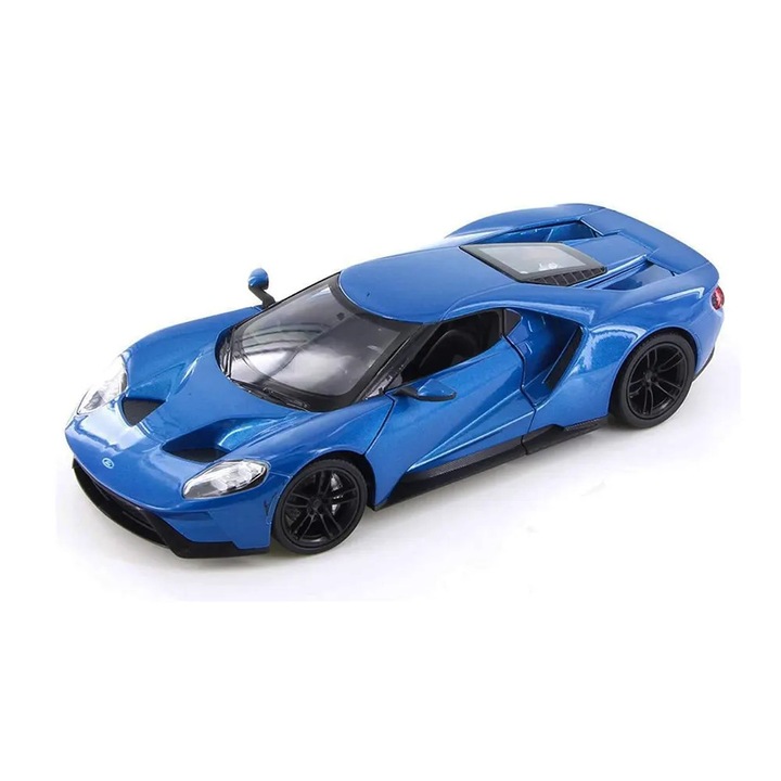 Welly Ford GT 2017 fém autó, 1:24, kék