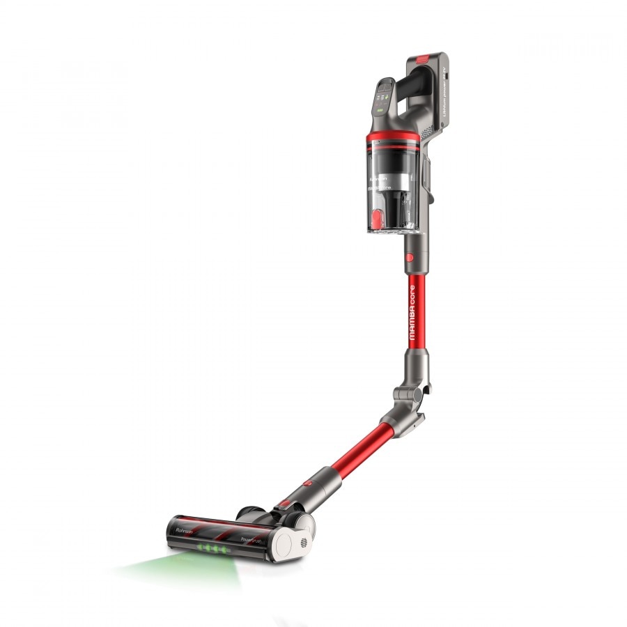 Aspirator vertical 2 in 1, Rohnson Mamba Core M51, 265 W, 22.2 V, 2200 mAh, cyclone, 23 kPa, autonomie 50 min, tub pliabil