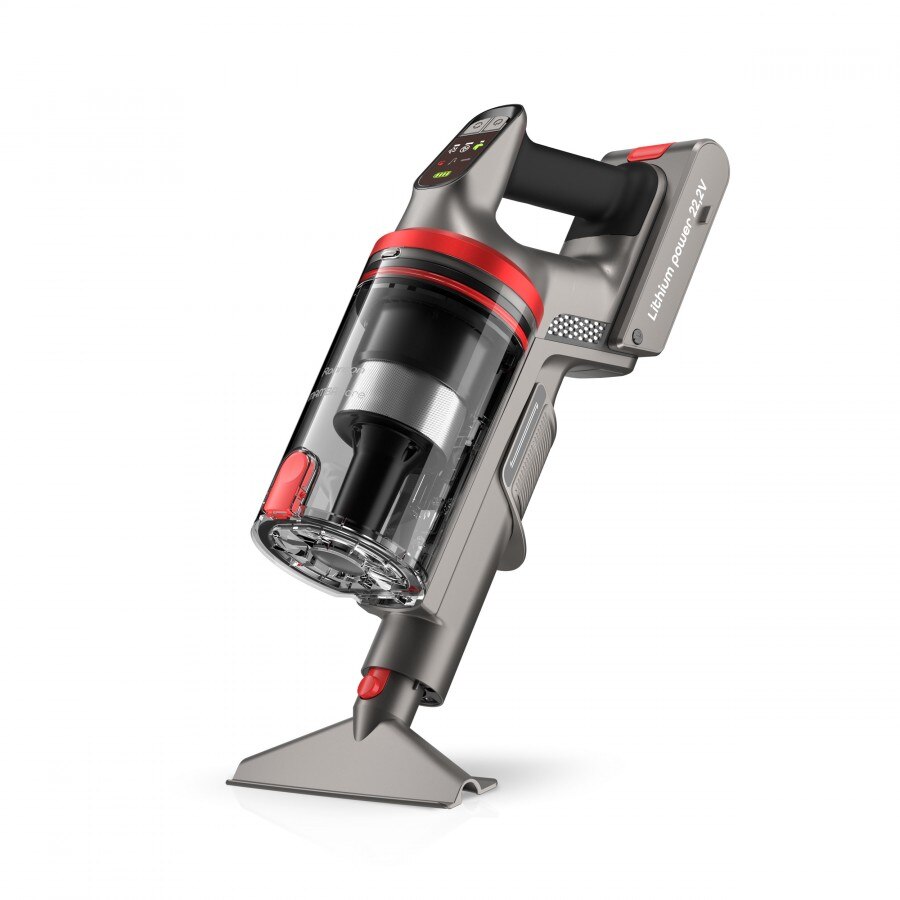 Aspirator vertical 2 in 1, Rohnson Mamba Core M51, 265 W, 22.2 V, 2200 mAh, cyclone, 23 kPa, autonomie 50 min, tub pliabil