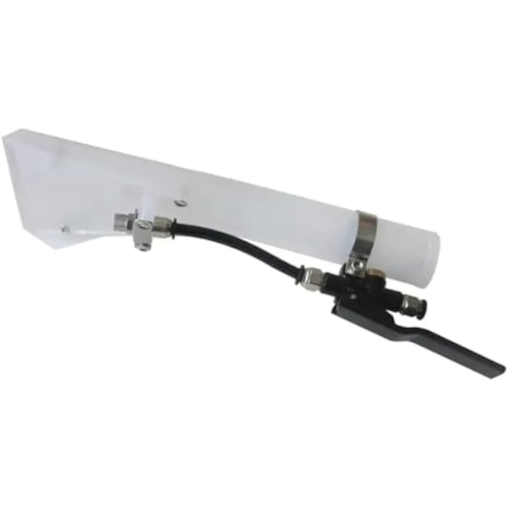 Duza pentru aspirator umed-uscat K0544-07-26827-AMC-29445, compatibila cu tub O 35 mm, duza pentru spalare tapiterie cu rezervor transparent si maneta de control, transparent/negru