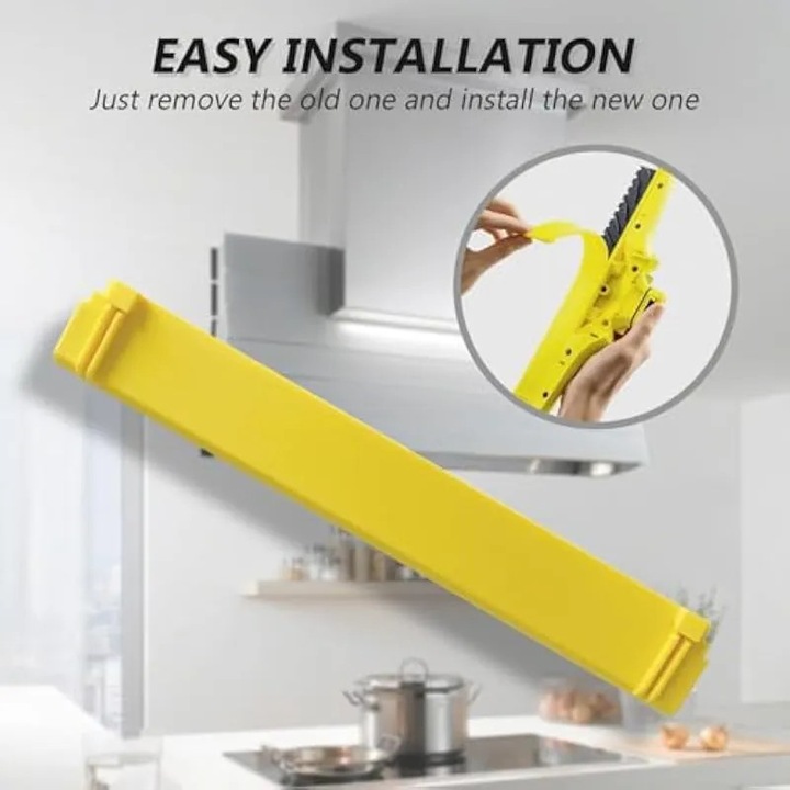 huse de mop din microfibra si 4 extractoare de margini din cauciuc pentru aspiratorul de geamuri Karcher WV2/WV5/WV6, lavete de curatare de schimb, margina de schimb