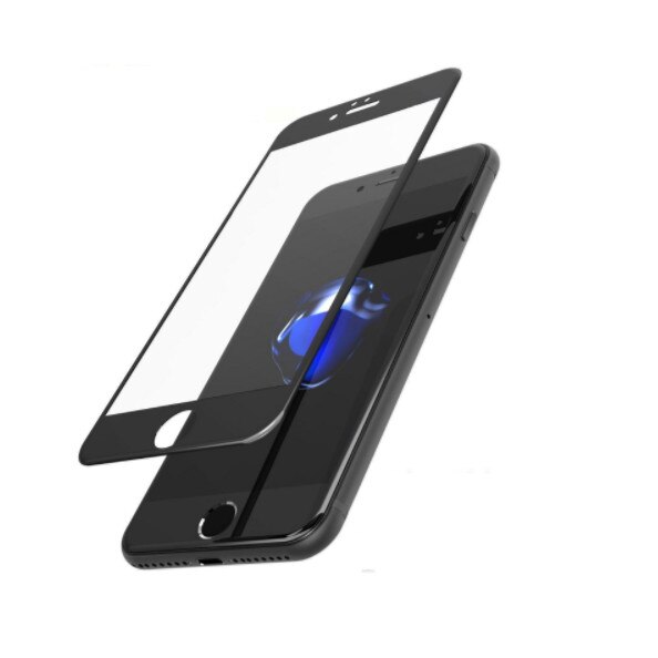 Folie protectie de sticla high quality Bibilel, duritate 9H, tempered glass pentru iPhone 7/8, negru, BBL095