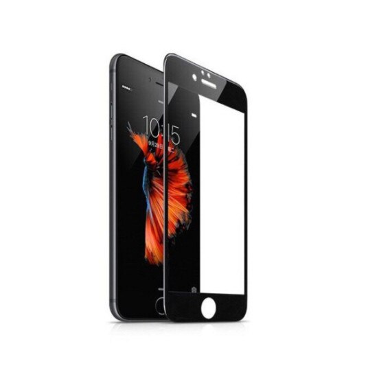 Folie protectie de sticla 9H pentru iPhone 7/8 Plus, negru, BBL093