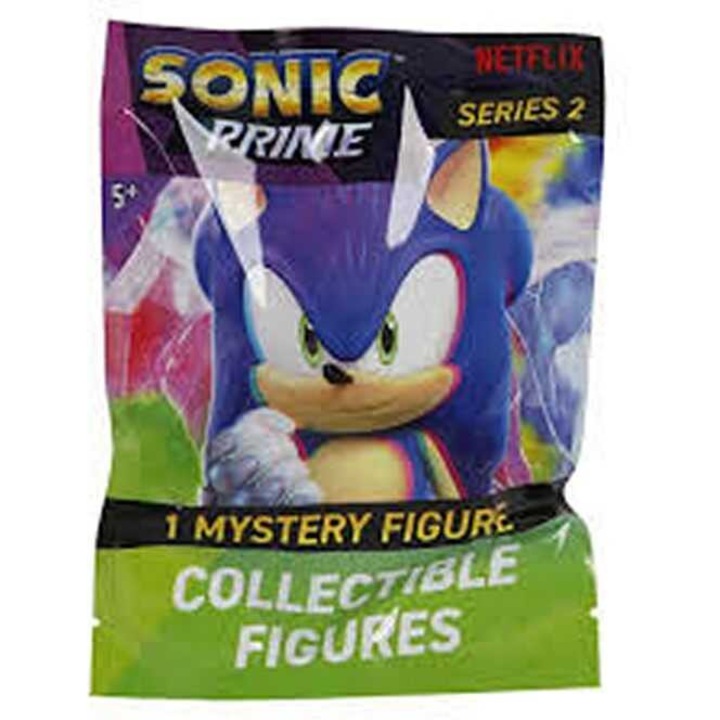 Sonic Prime gyűjthető figura meglepetés tasak 2. széria kulcstartó 11x15 cm