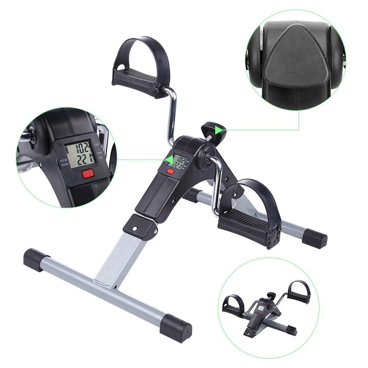 FitTronic P300 regenerációs kerékpár, fekete