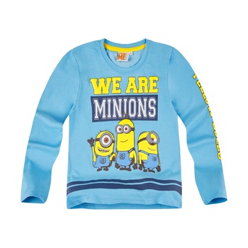 Bluza baieti Minions albastru Bluza baieti Minions albastru