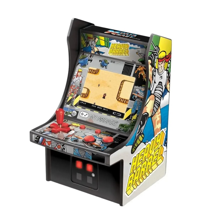 Heavy Barrel Micro Player DGUNL-3205 My Arcade Consola de jocuri retro, de colectie, mica, portabila