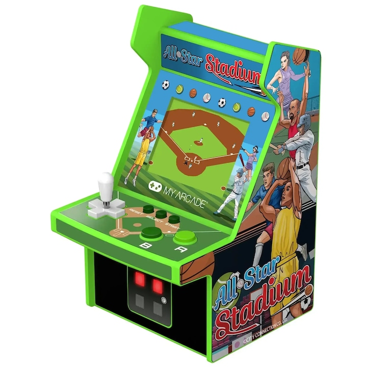 All-Star Stadium Micro Player DGUNL-4126 My Arcade Consola de jocuri retro, de colectie, mica, portabila