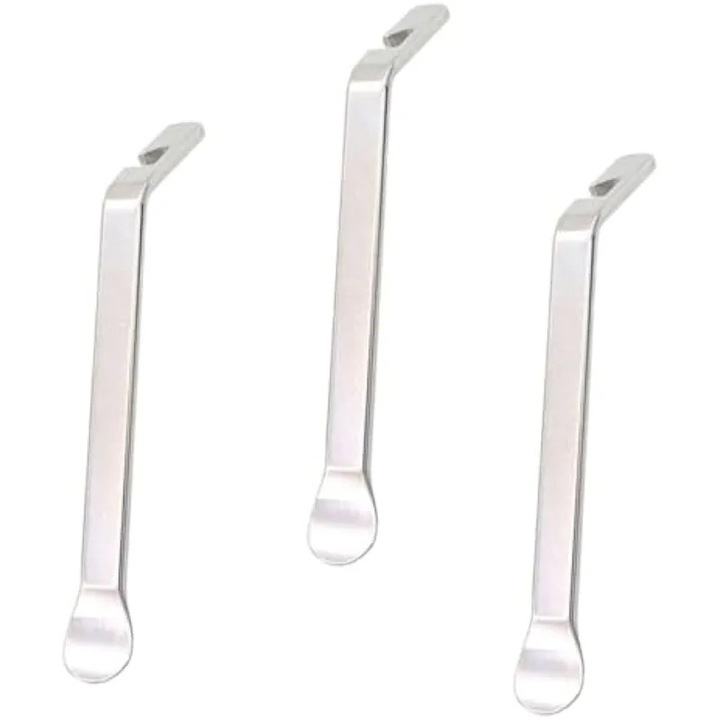 Pieces Parghii de anvelope pentru biciclete, instrument de reparare din otel rezistent si antiderapant pentru schimbarea usoara a anvelopelor