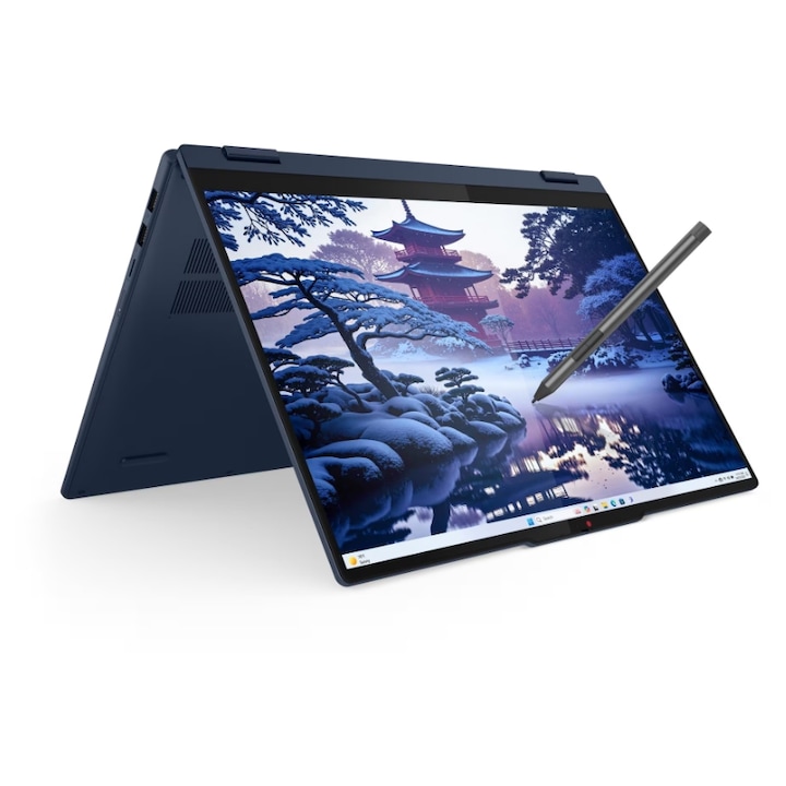 Laptop 2in1 Lenovo IdeaPad 5 16IAL10 Procesor Intel® Core™ Ultra 7 255U 12M Cache, up to 5.20 GHz 16" WUXGA IPS Touch, 32GB LPDDR5X, 1TB SSD, Intel Graphics, Windows® 11 Home, Albastru