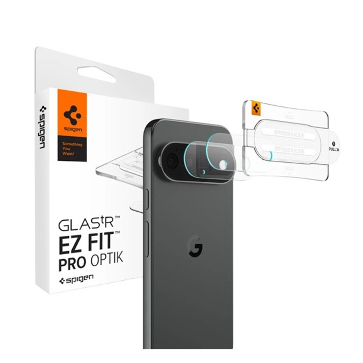 Spigen optik pro kameravédő üveg 2db, 9h, csak lencse, átlátszó, kompatibilis: Google Pixel 11 Pro