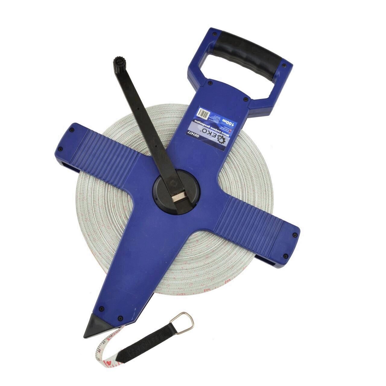 Ruleta geodezica 100 m, Geko G01477, banda din fibra de sticla