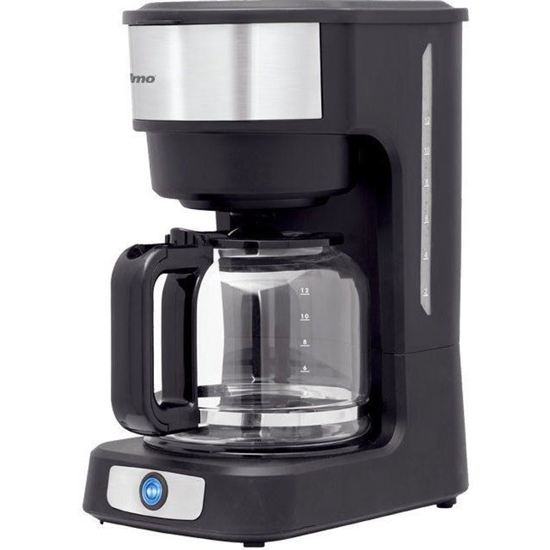 Cafetiera filtru Primo Memories PRCM-40579, 12 cesti, 1.5 l, negru/inox