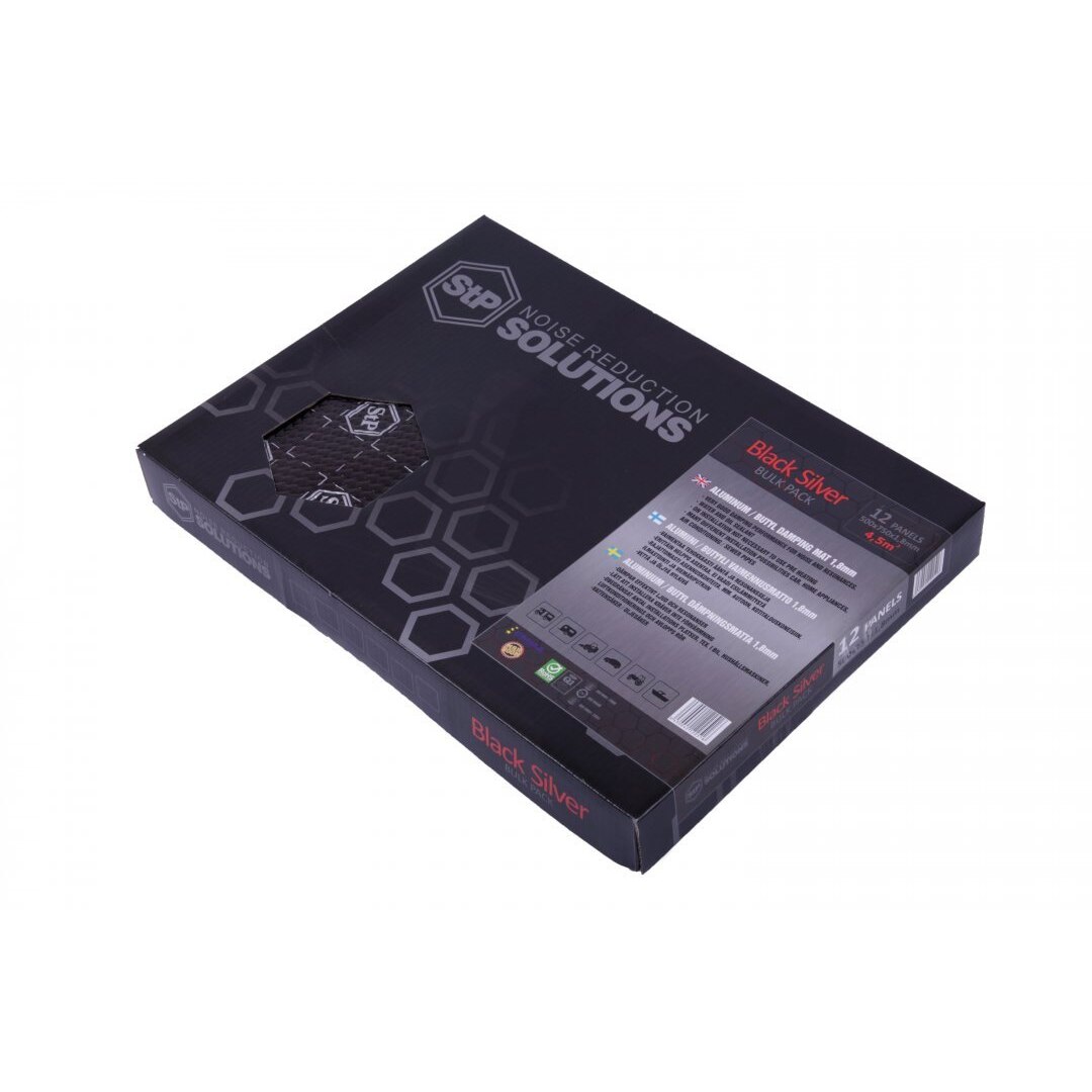 Insonorizant auto STP Black Silver Bulk Pack, 1.8mm, 4.5m2
