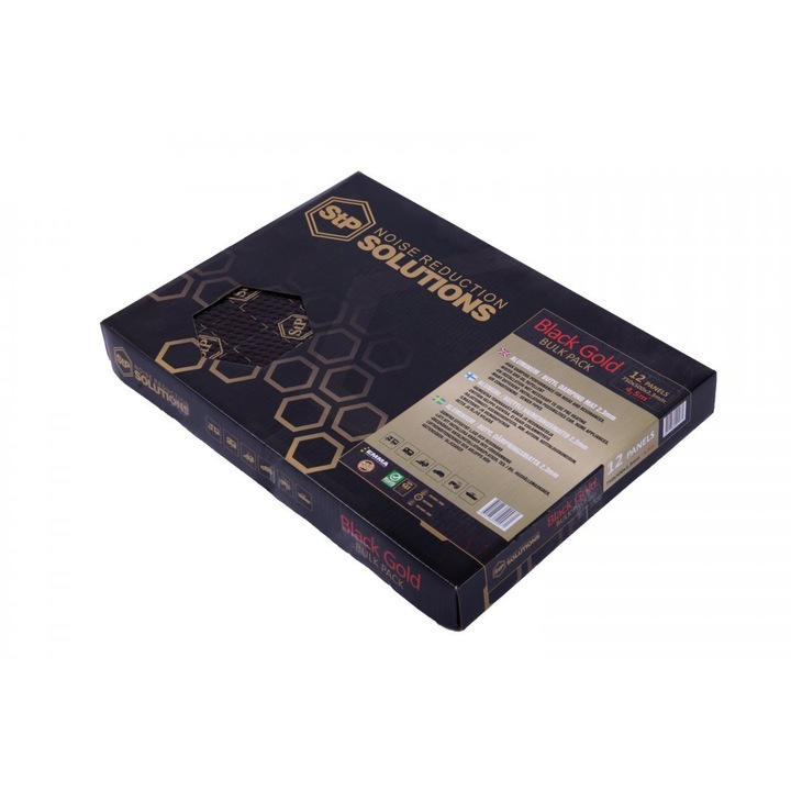 Insonorizant auto STP Black Gold Bulk Pack, 2.3mm, 4.5m2