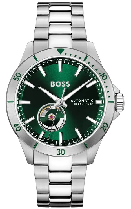 Мъжки часовник Hugo Boss Troper Automatic 1514200, Сребрист