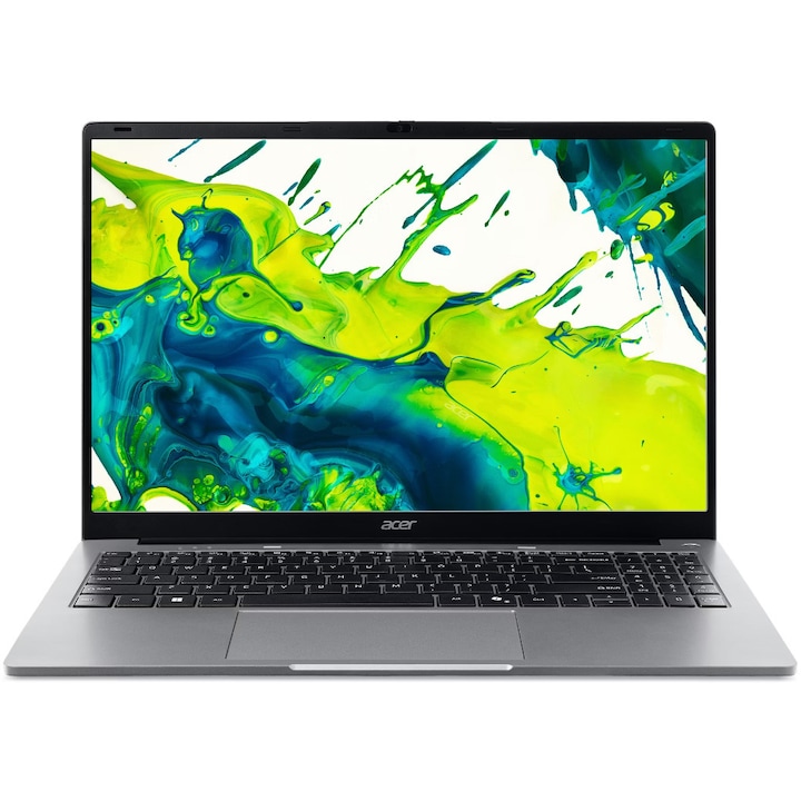 Laptop Acer Aspire Lite 15 AL15-410P-R1G5 cu procesor AMD Ryzen™ 5 3500U până la 3.70GHz, 15.6'', Full HD, IPS, 8GB DDR4 RAM, 256GB SSD, Radeon™ Vega 8 Graphics, No OS, Lunar Grey
