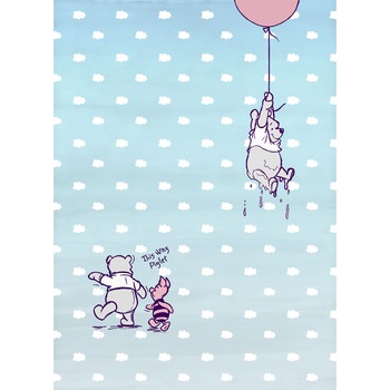 Fototapet copii Winni the Pooh Komar 4-4025 Albastru 184 X 254cm ( LxI ) Fototapet copii Winni the Pooh Komar 4-4025 Albastru 184 X 254cm ( LxI )