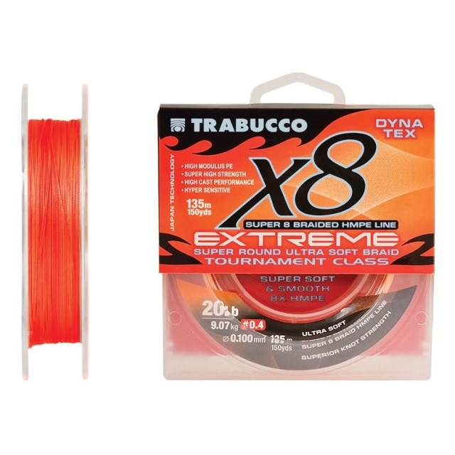 TRABUCCO - DYNA TEX X8 EXTREME PRO - 300mt - 0.352 - 60 LBS TRABUCCO - DYNA TEX X8 EXTREME PRO - 300mt - 0.352 - 60 LBS