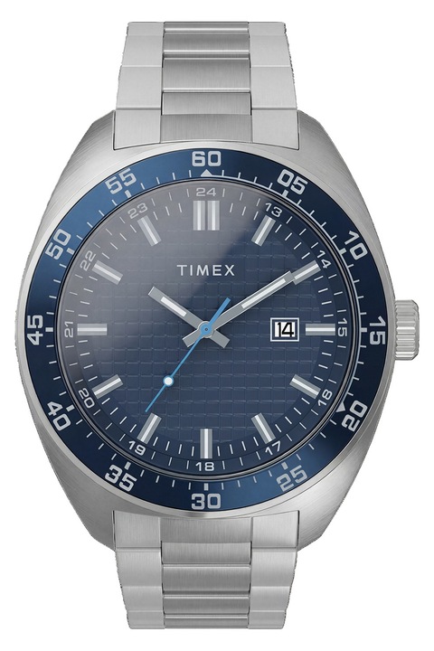 Timex, Часовник от неръждаема стомана, Сребрист