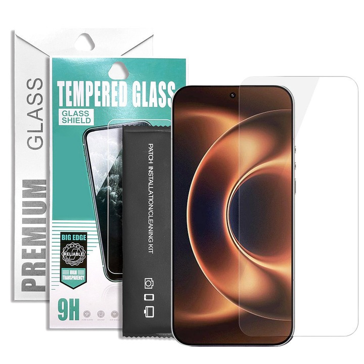 Xiaomi 17 Ultra 5G kompatibilis üvegfólia – 9H edzett, 2.5D kialakítású, prémium kijelzővédelem