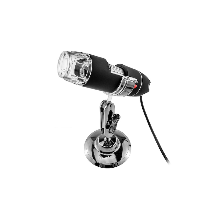 Media-Tech MT4096 digitális mikroszkóp, USB, fókusz 15-40 mm, 8 x LED, 500x