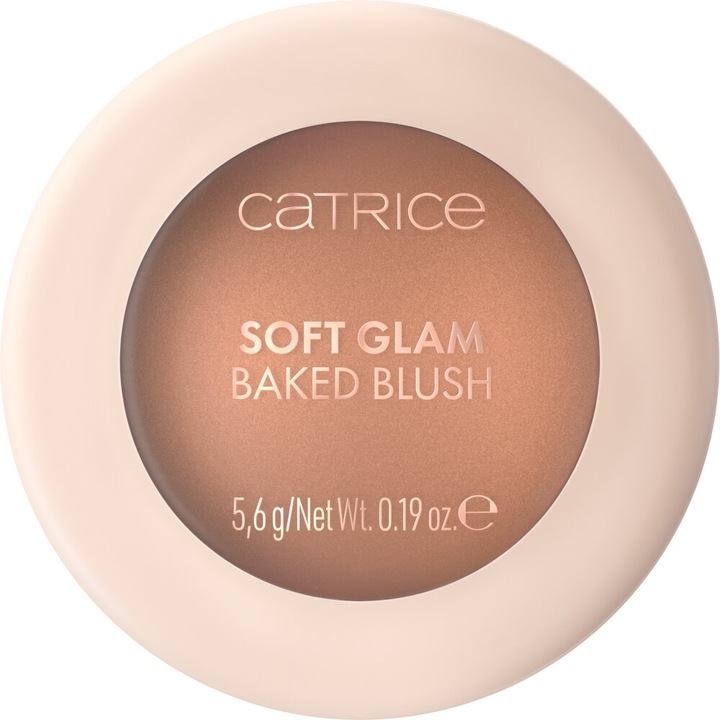 Fard de obraz cu efect satinat Soft Glam Baked Blush 060 - Blonzer Heat 5.6 g