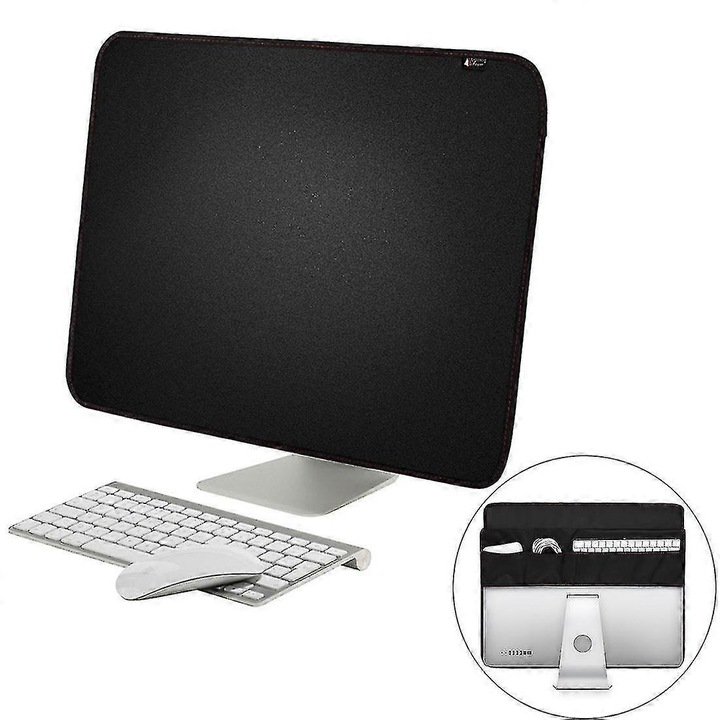 Калъф против прах за iMac 27 инча FRU-CJK0424-260904-792, от плат Oxford, с джобове, черен