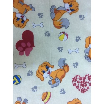 Cearceaf bumbac 100% cu elastic pentru bebe by Liz Line - CB5 Cearceaf bumbac 100% cu elastic pentru bebe by Liz Line - CB5