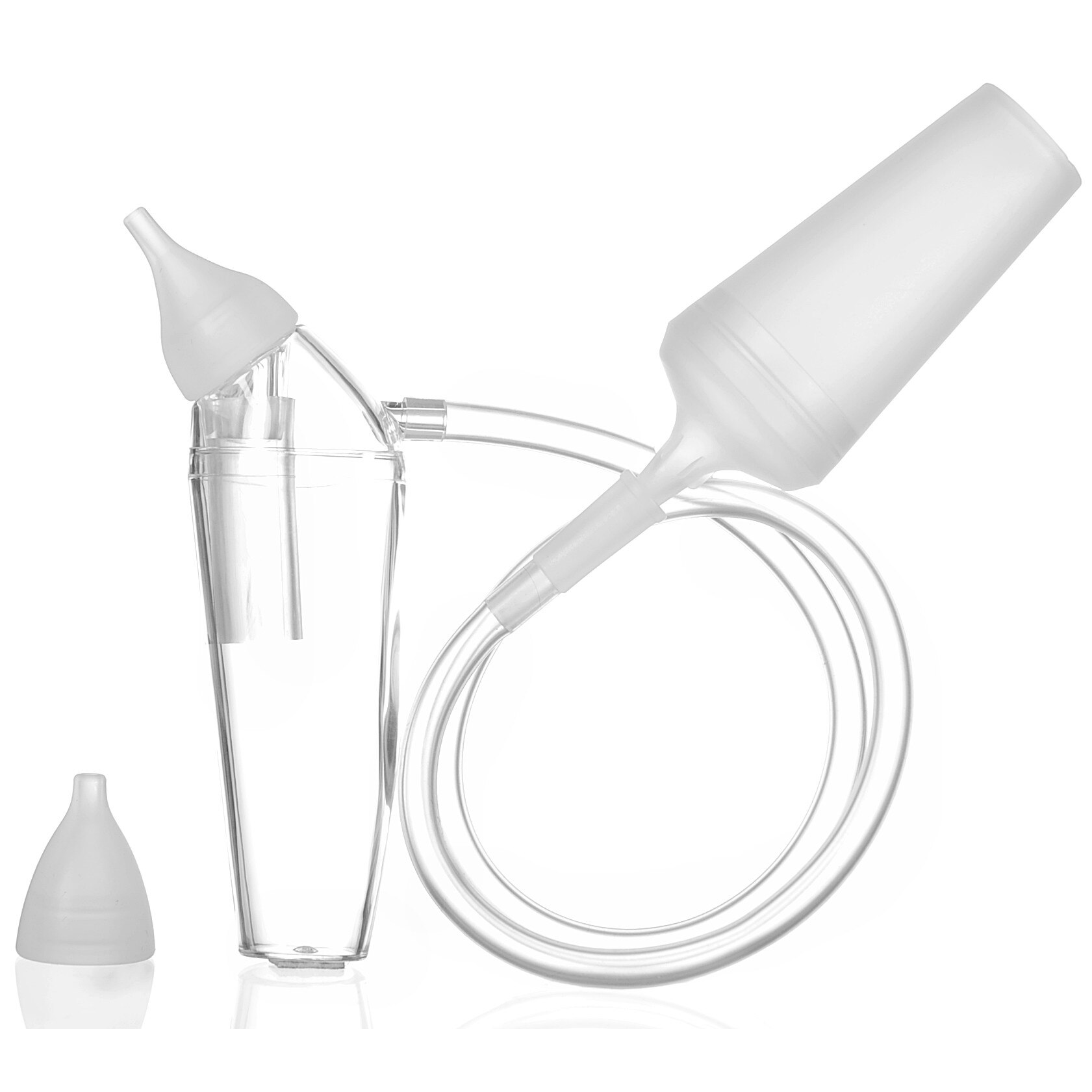 Aspirator nazal Minut Baby, 2 varfuri de silicon, aspiratie 2 in 1