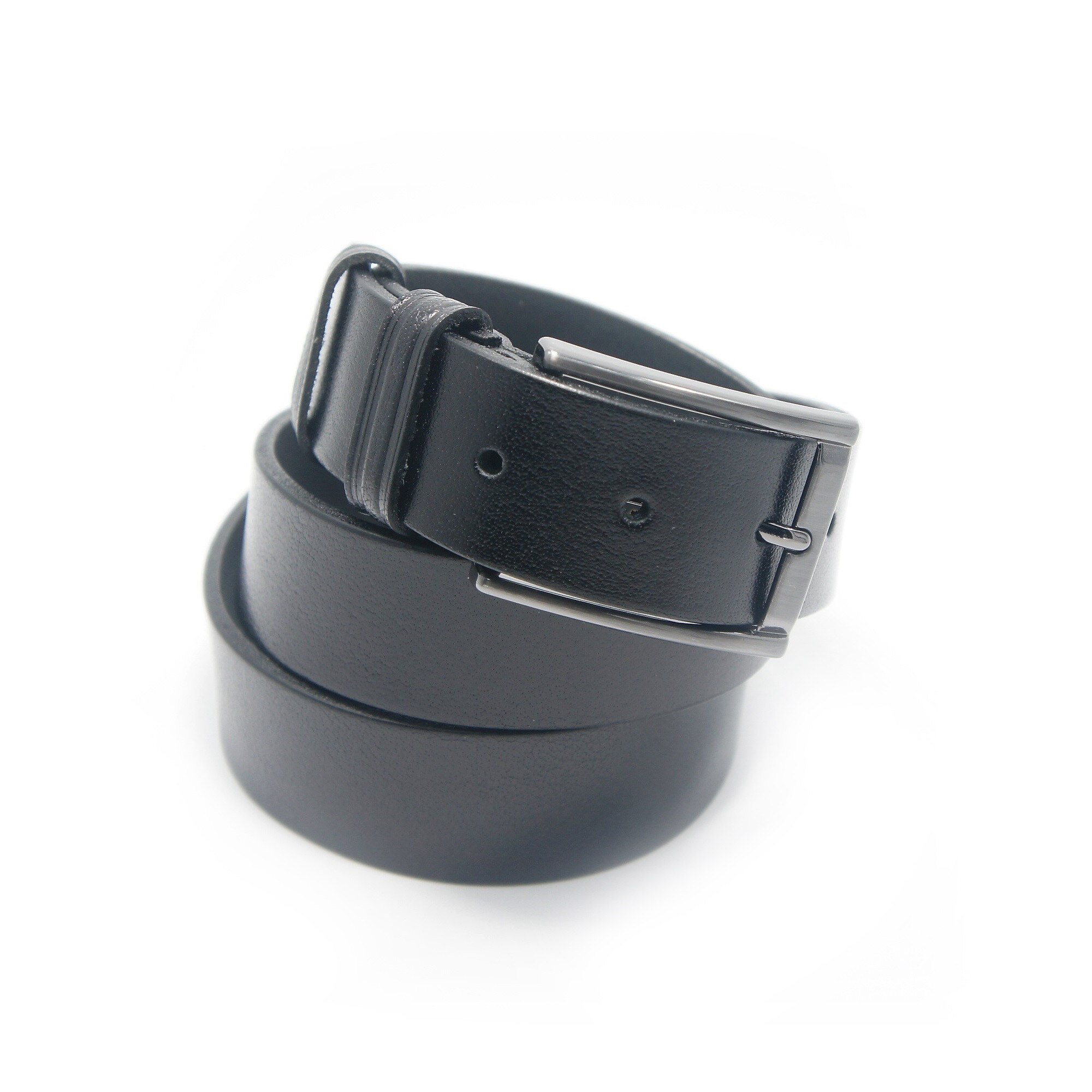 Curea Barbati din Piele Naturala - Neagra Ajustabila