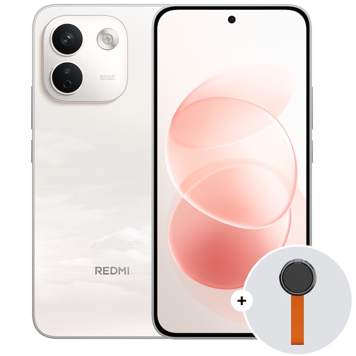 Tefon mobil Xiaomi REDMI Note 17 Pro Max 5G, 256GB, 8GB RAM, 9210 mAh, Cloud Bush + Woven Strap Ring Stand