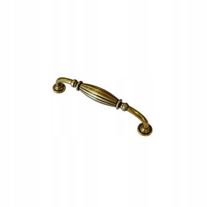 Maner mobilier AMIX UR085 96mm, aur vechi, metalic, 11.4x1.8x3.6cm