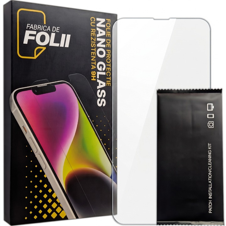 Folie pentru TCL K70, Fabrica De Folii®, Folie flexibila ClearShield 9H, Montare usoara, Fabricat in Romania