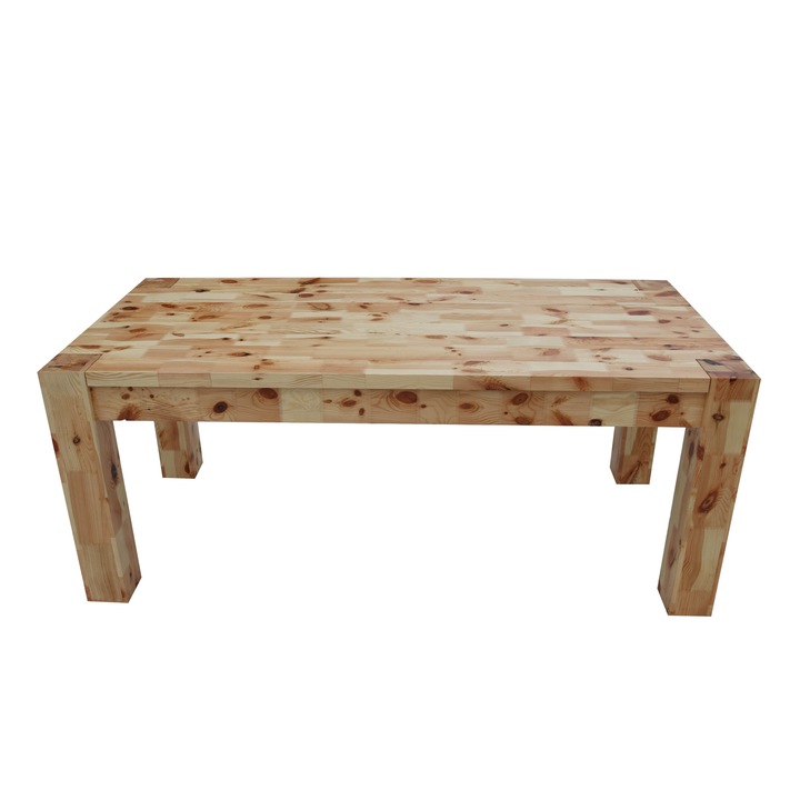 Masa din lemn masiv Pin Nordic ADRIA, 200x100x78 cm, Natur