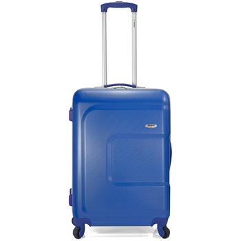 Troler Cabina ABS 4 Roti BENZI BZ 5157 - 54 cm Albastru Troler Cabina ABS 4 Roti BENZI BZ 5157 - 54 cm Albastru