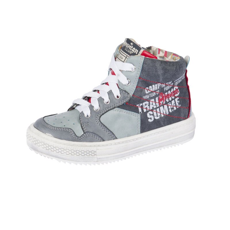 Ghete pentru baieti American Club 589/16G, Gri, 29