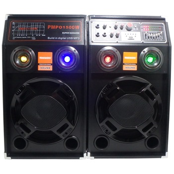 Boxe Cu Statie Profesionale 284 KARAOKE/USB-BT 240 Watt,Incinta Lemn ,+ Radio Portabil De Buzunar , AM/FM , 1 Microfon Boxe Cu Statie Profesionale 284 KARAOKE/USB-BT 240 Watt,Incinta Lemn ,+ Radio Portabil De Buzunar , AM/FM , 1 Microfon