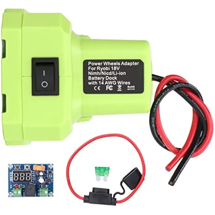 Adaptor baterie sarma calibru 14 30A izolat Adaptor baterii scule electrice pentru Ryobi 18V