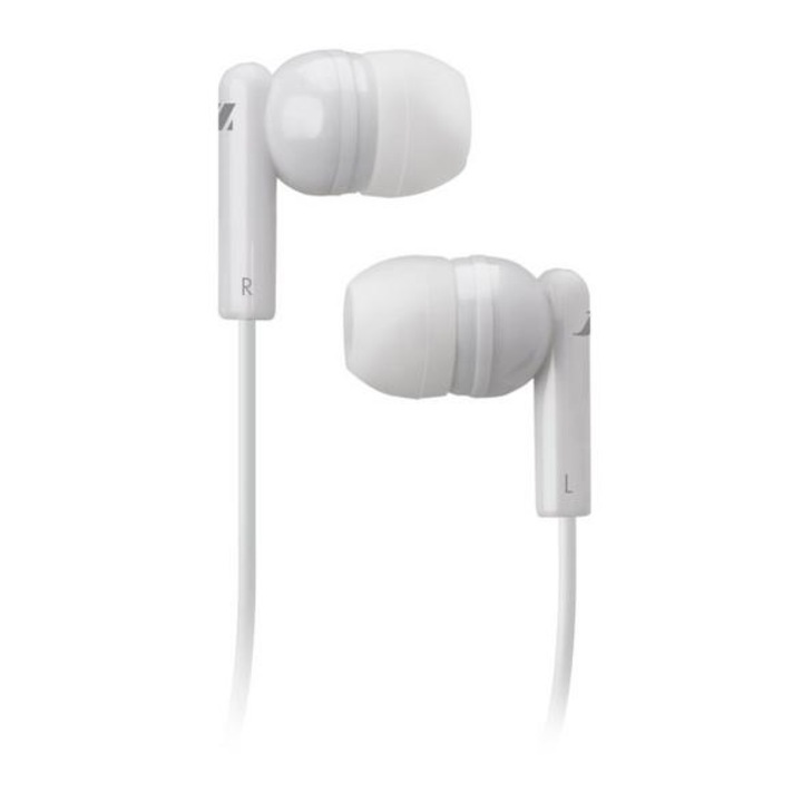 Casti in-ear SBS Tune Jack 3.5 Stereo 1481585, cu jack 3,5 mm, microfon si control apel, alb, cablu 1,2 m