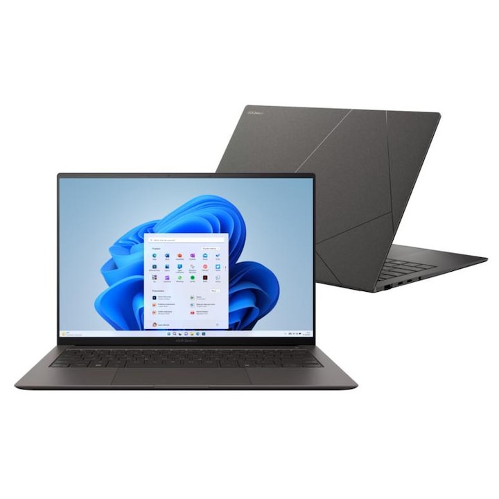 Laptop ASUS Zenbook S14 UX5406AA-SU052W (Part number 1505534) Intel Core Ultra 9 386H, ecran 14" 3K OLED tactil 120 Hz, 32 GB LPDDR5X, 1 TB SSD PCIe 4.0, Wi‑Fi 7, Thunderbolt 4, Windows 11 Home, gri
