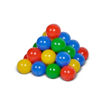 Set mingiute din plastic 80 buc , Robentoys Set mingiute din plastic 80 buc , Robentoys