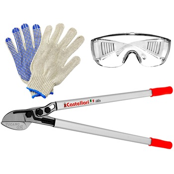 Foarfeca ramuri profesionala Castellari Tucano M80, lama de taiere din otel, 80 cm + CADOU Ochelari si manusi de protectie Foarfeca ramuri profesionala Castellari Tucano M80, lama de taiere din otel, 80 cm + CADOU Ochelari si manusi de protectie