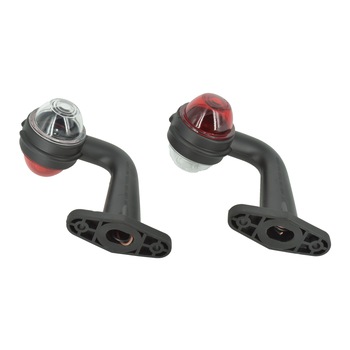 Set Lampa laterala gabarit cu LED Rosu-Alb 24v Motor Starter Set Lampa laterala gabarit cu LED Rosu-Alb 24v Motor Starter