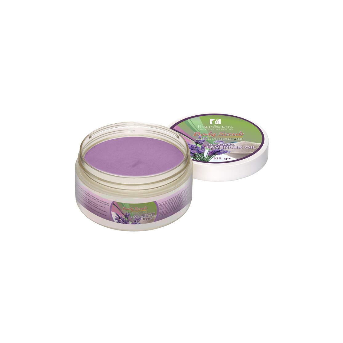 Exfoliant de corp cu ulei de lavanda Beauty Secrets 325 g