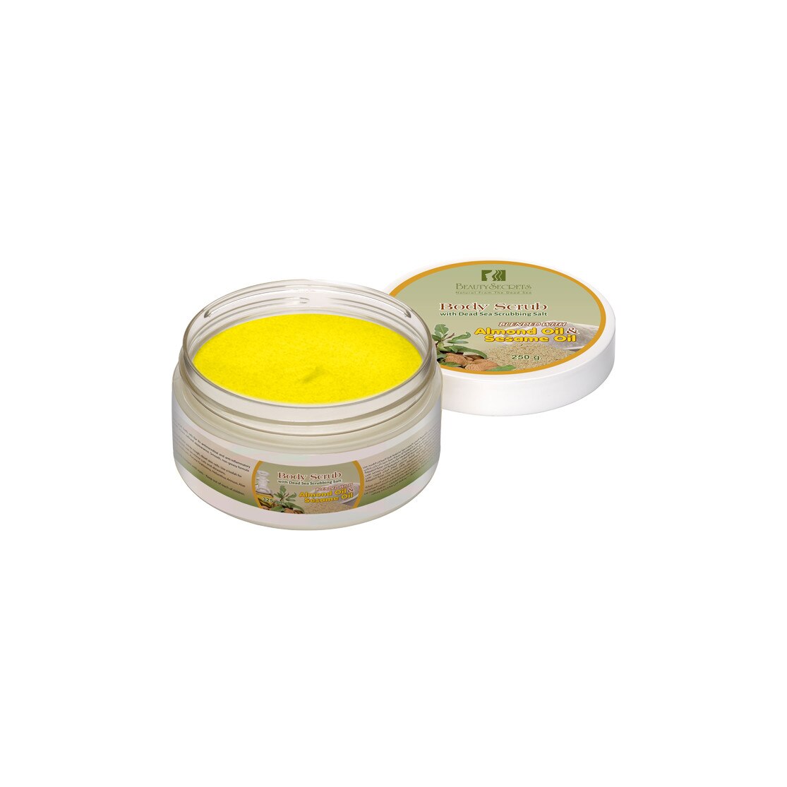 Exfoliant de corp cu ulei de migdale si ulei de susan Beauty Secrets 325 g