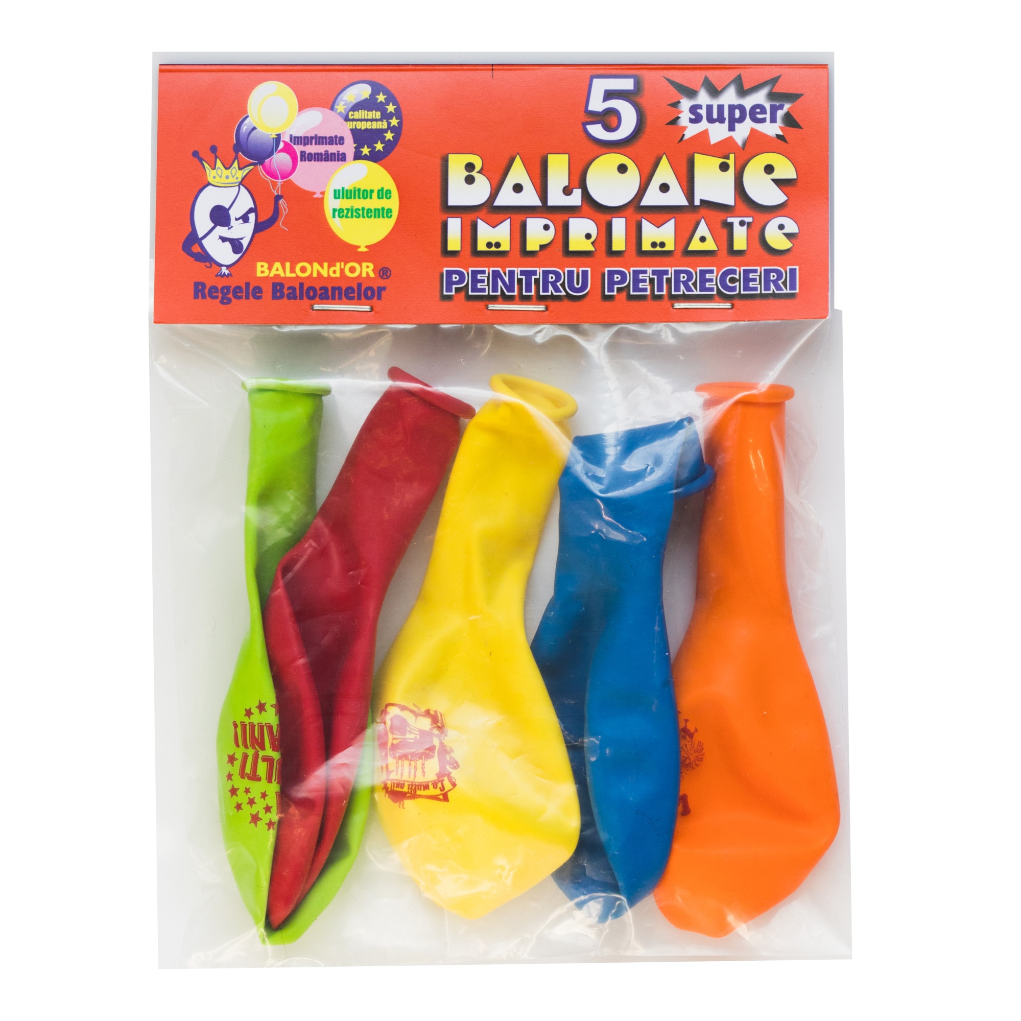 Set 5 baloane latex, petreceri. FACTO GRAPH, 28cm l