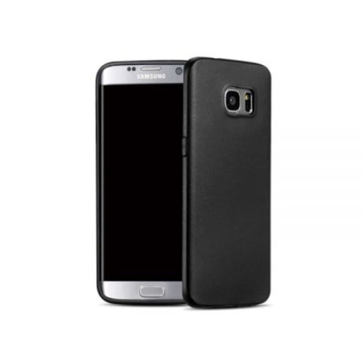 Ütésálló tok Samsung Galaxy S7 Edge-hez, fekete, Fine Touch